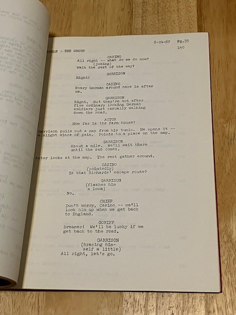 GARRISON'S GORILLAS TV Script The Expendables REVISED FINAL DRAFT August 1967