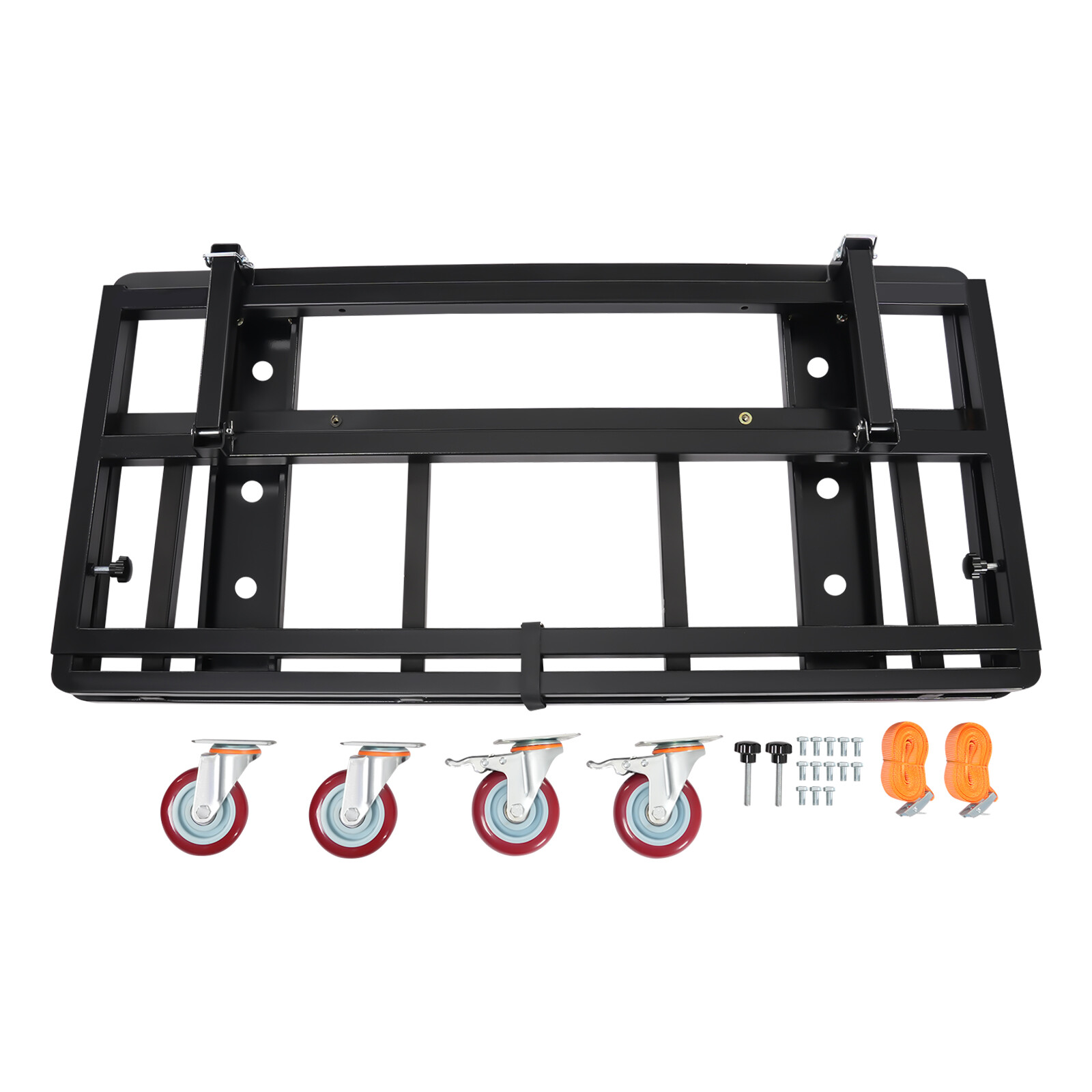 2200LBS Foldable Drywall Cart Dolly Folding Plywood Plasterboard Glass Trolley