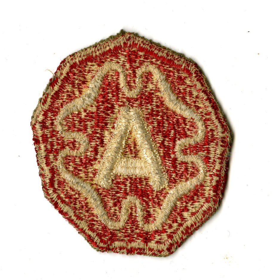 Ninth Army White Back Patch Europe Bulge Germany