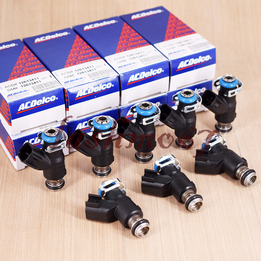 8x Fuel Injectors For GMC Savana Sierra Chevrolet Silverado Express 12613411
