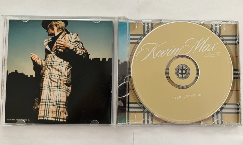 Kevin Max Stereotype Be CD 2001 Signed Autographed Forefront Records DC Talk