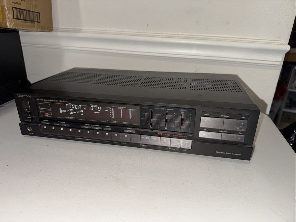 TECHNICS SA-R921 STEREO AM/FM RECEIVER - WORKING *READ*