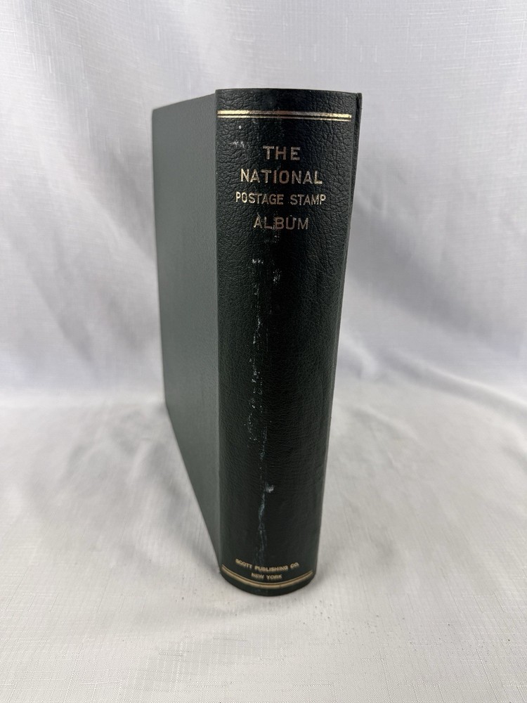 SCOTT National Postage Stamp Album  1846 - 1976 with over 150 stamps