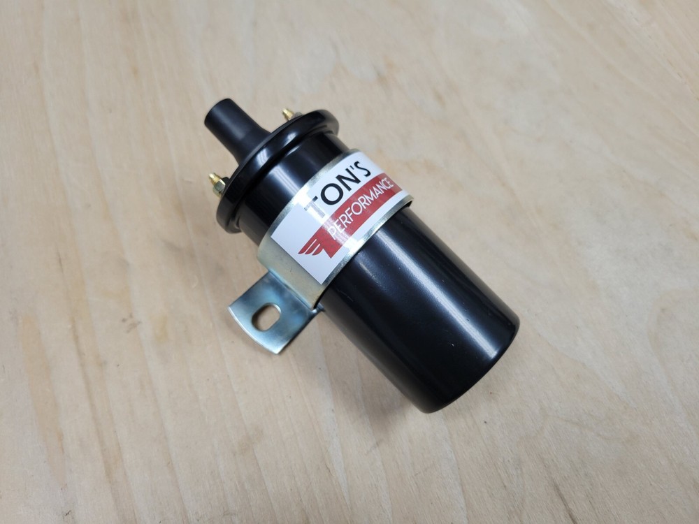 Ton's Universal Chrome Coil Mounting Bracket, Canister Coil Mount 2" diameter