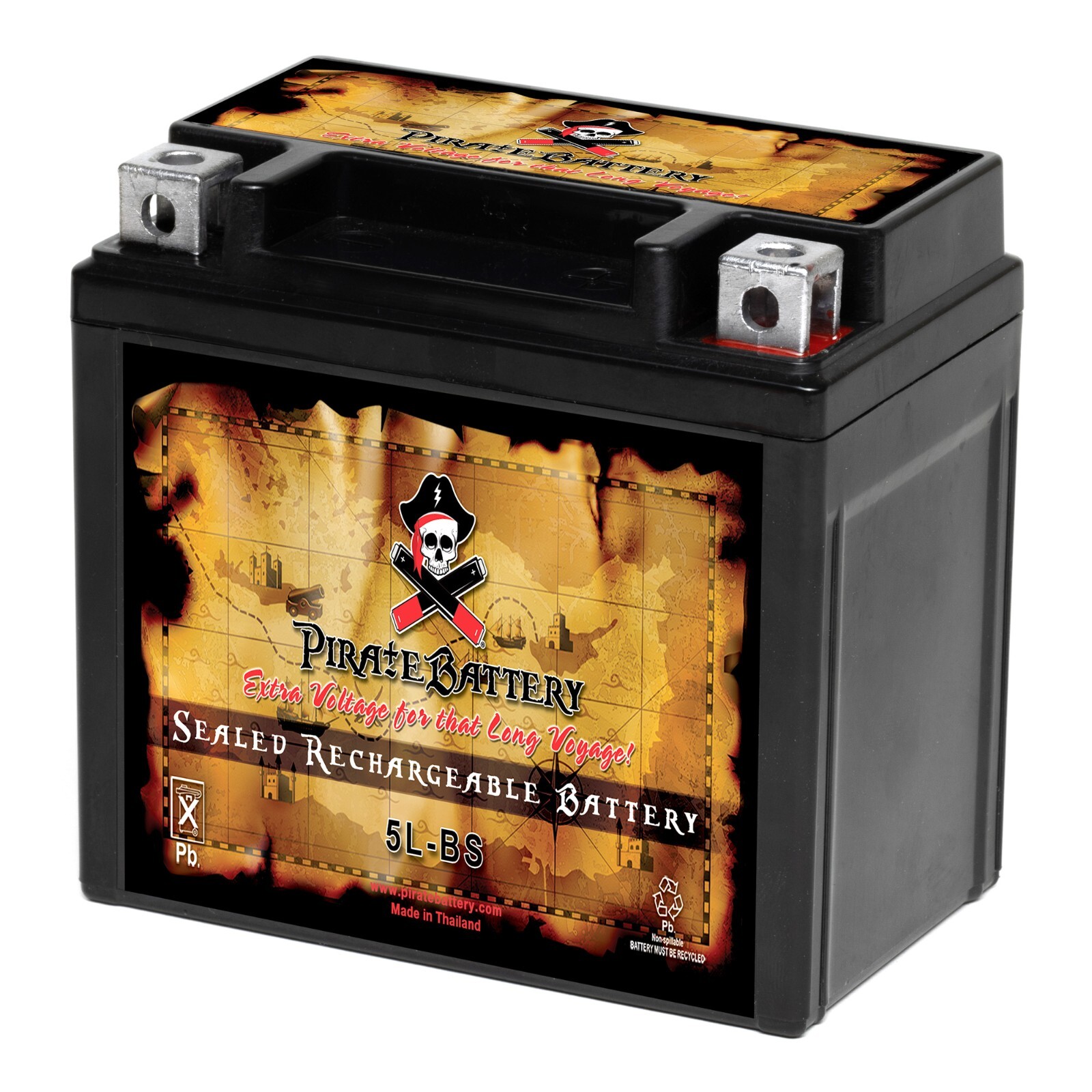 YTX5L-BS High Performance Power Sports Battery
