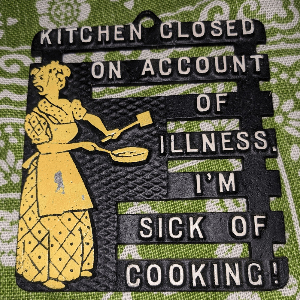 Vintage Kitchen funny wall decor