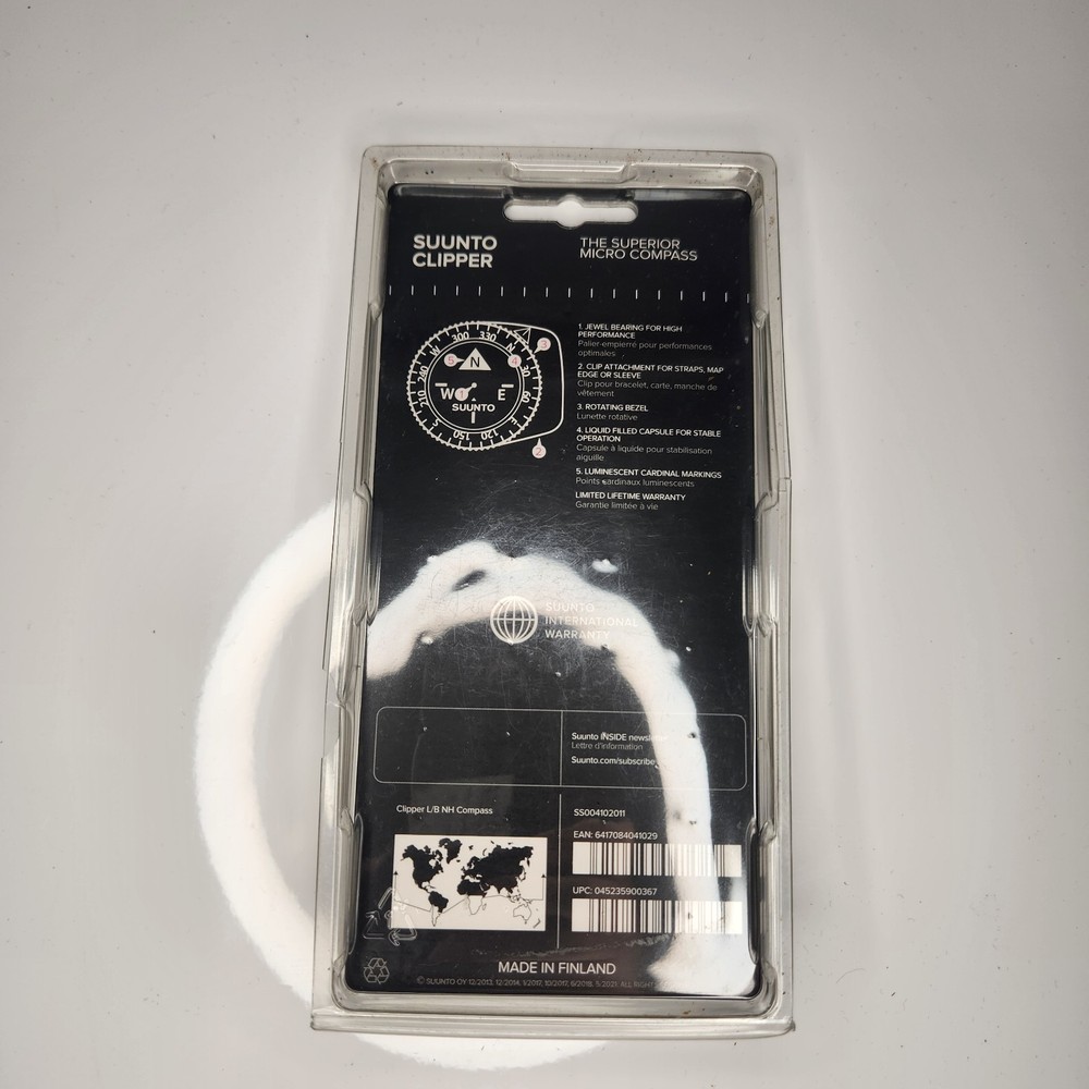 SUUNTO Clipper The Superior Micro Compass Clips On
