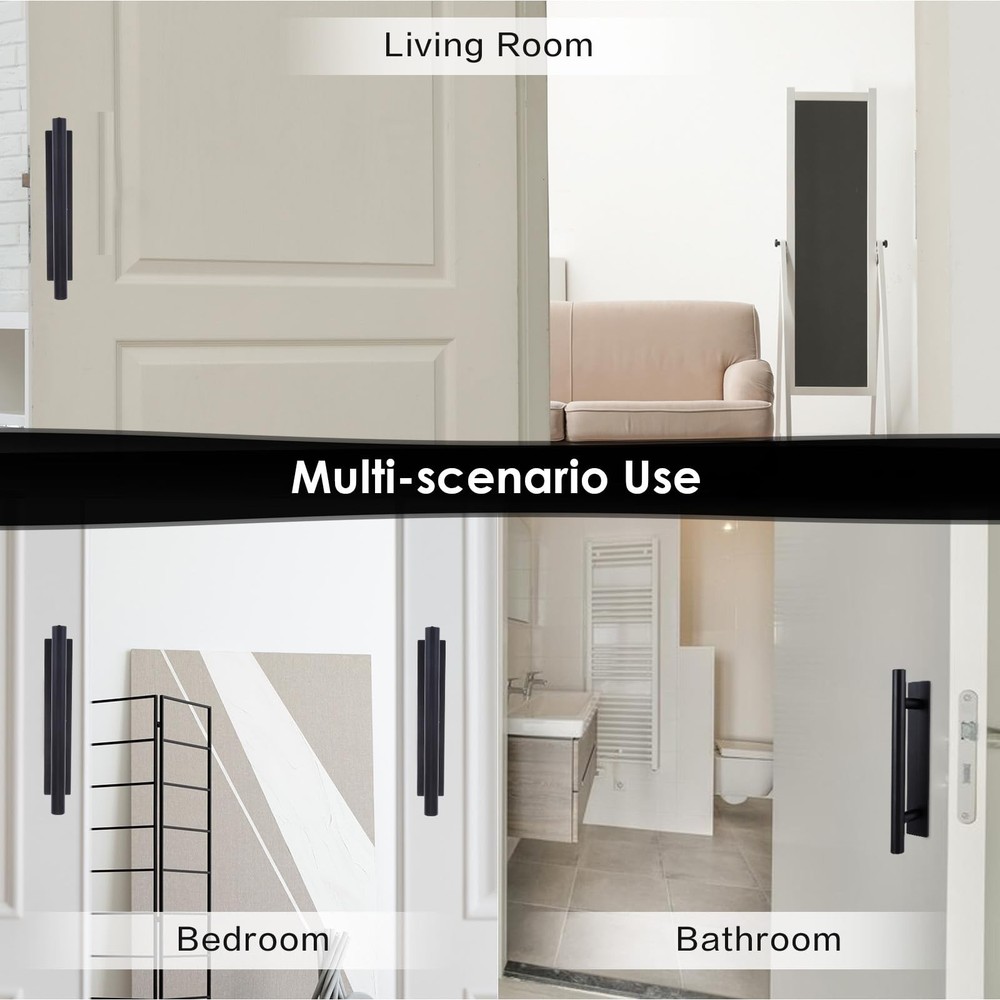 8 Pack Adhesive Cabinet Handles Pulls, Self Adhesive Drawer Pulls Stick Door
