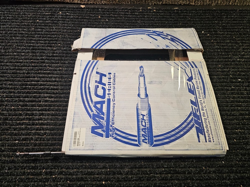Uflex MACHZEROX14 Engine Control Cable 14' Length 3.4" Stroke 10-32 Thread