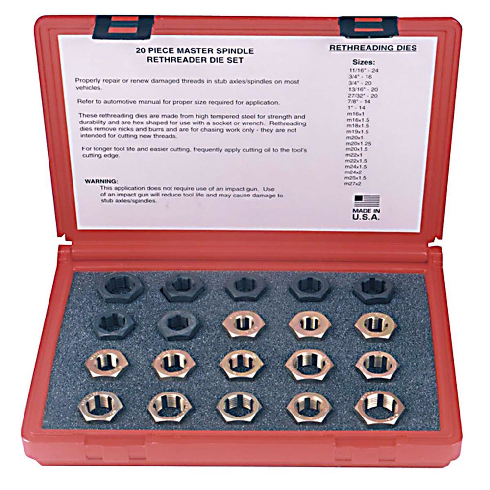 Lang Tools 2599 Master Spindle Rethreader Die Set