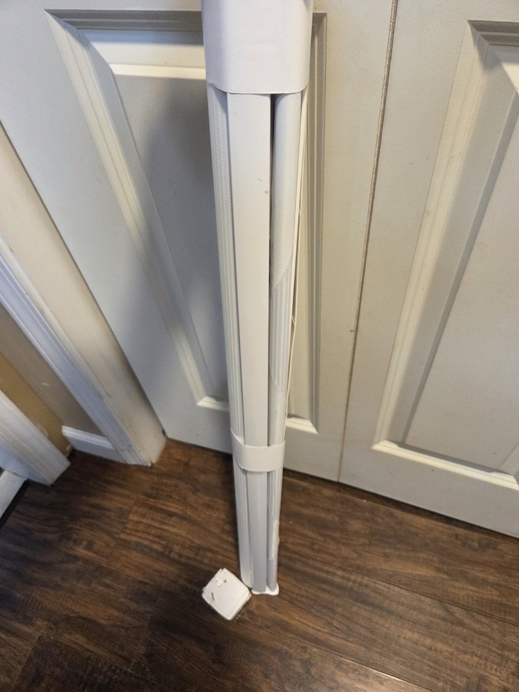 Cordless Zebra Roller Blinds 35"Wx72"H White