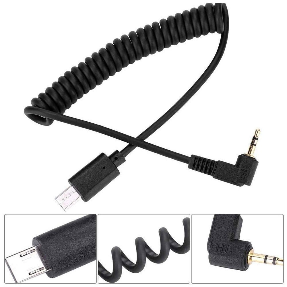 2.5mm-S2 Camera Remote Shutter Release Connect Cable For Sony a9/A7Riii/A6500