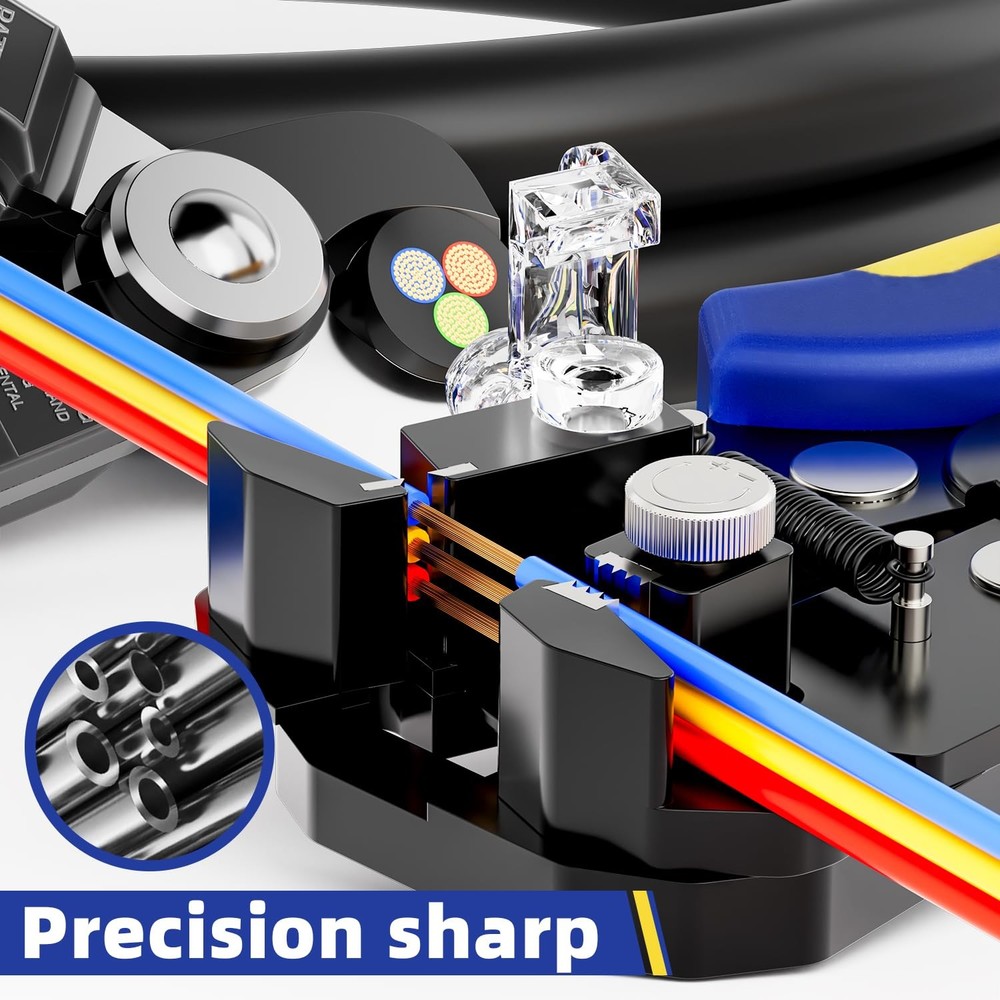haisstronica Wire Stripper Tools Set for Professional ‎‎blue Yellow