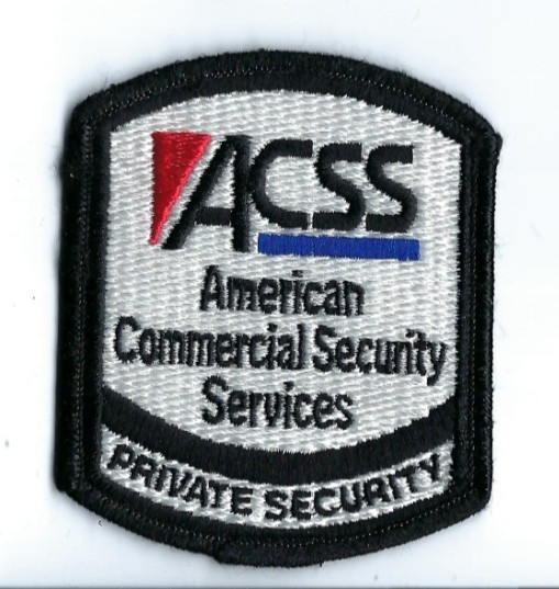 ACSS American Commercial Security Services Private Security Houston Texas patch