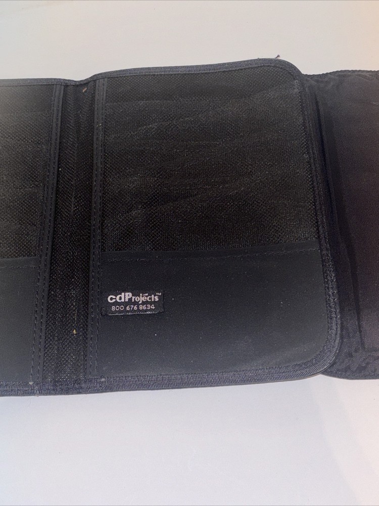 Cd Project Faux Leather Case Holds 14