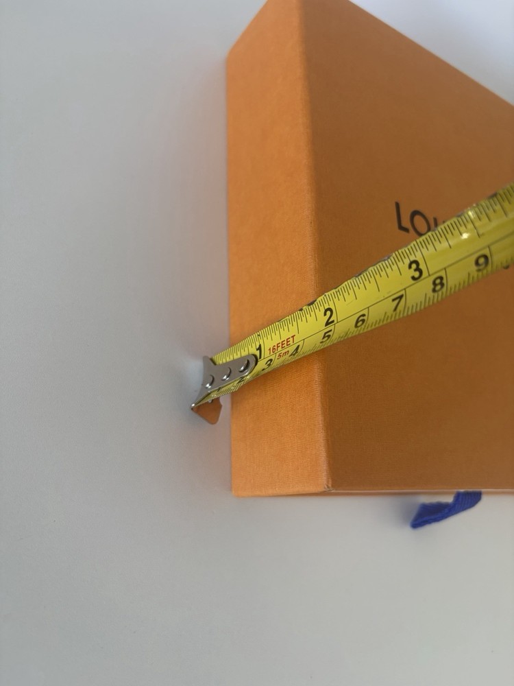 Louis Vuitton Orange Solid Rectangle Paper/Cardboard Gift Box w/ Drawer, LV Card