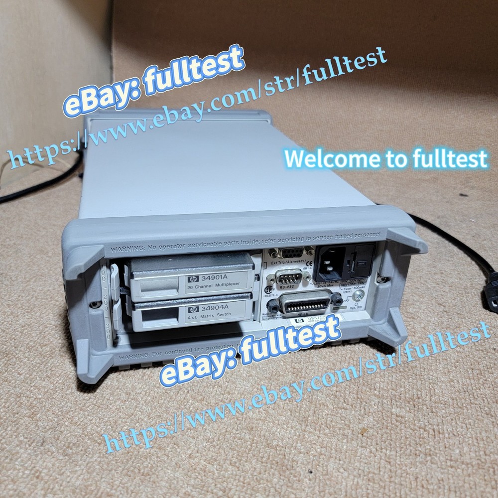 1PCS HP 34970A Data Collector-fulltest