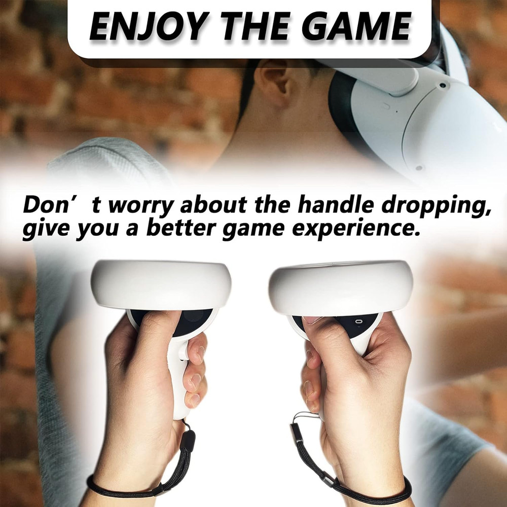 Improved Replacement Wrist Straps for Oculus Quest 2 Gen Controller Sturdy Comf