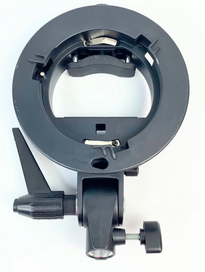 S-Type Flash Speedlite Bracket Bowens Mount Holder For Flash Snoot Softbox