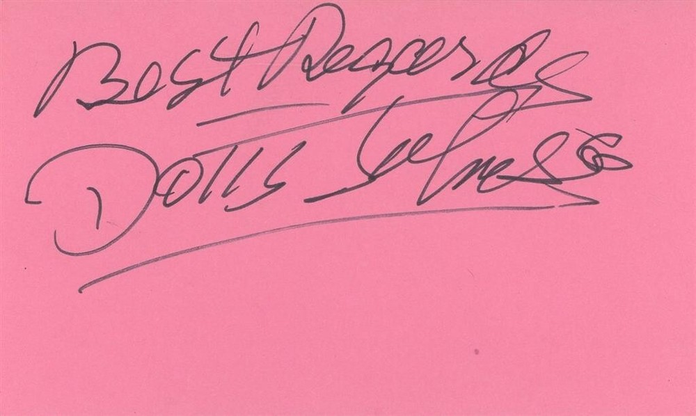 Dots Johnson- Signed Notecard