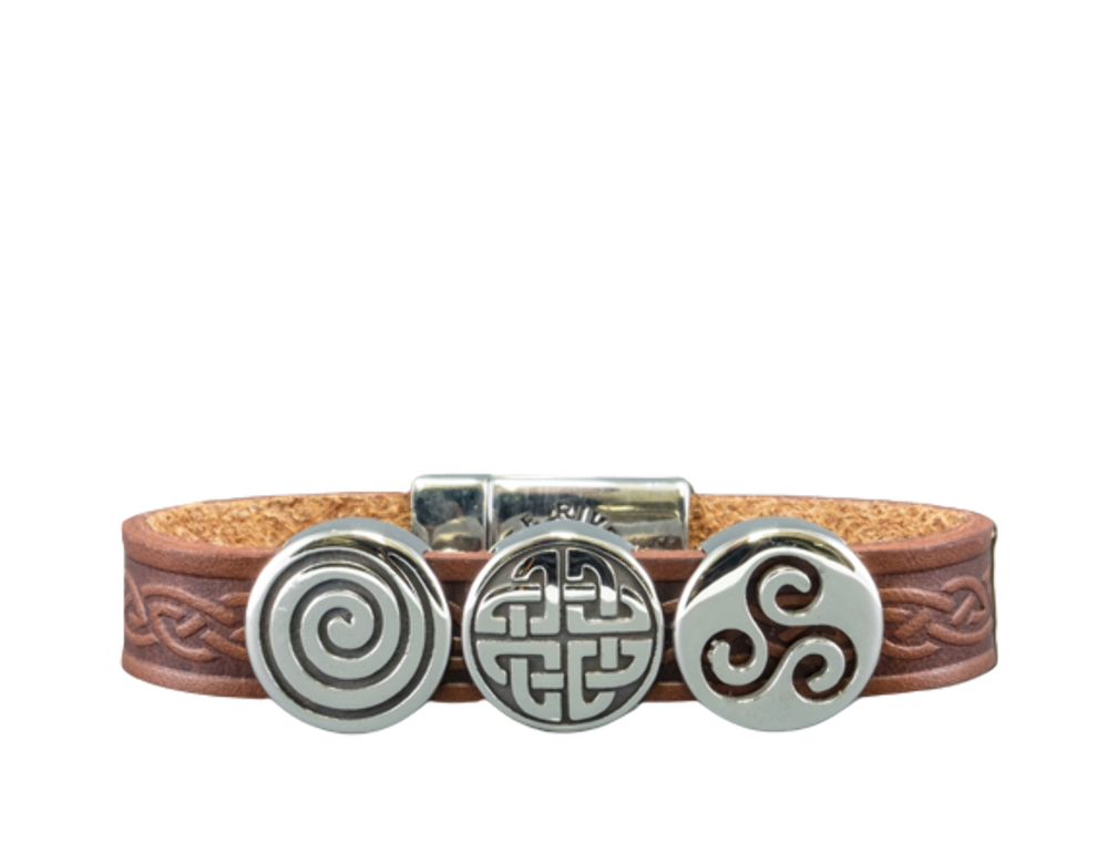 Lee River Aoife Leather Cuff Bracelet