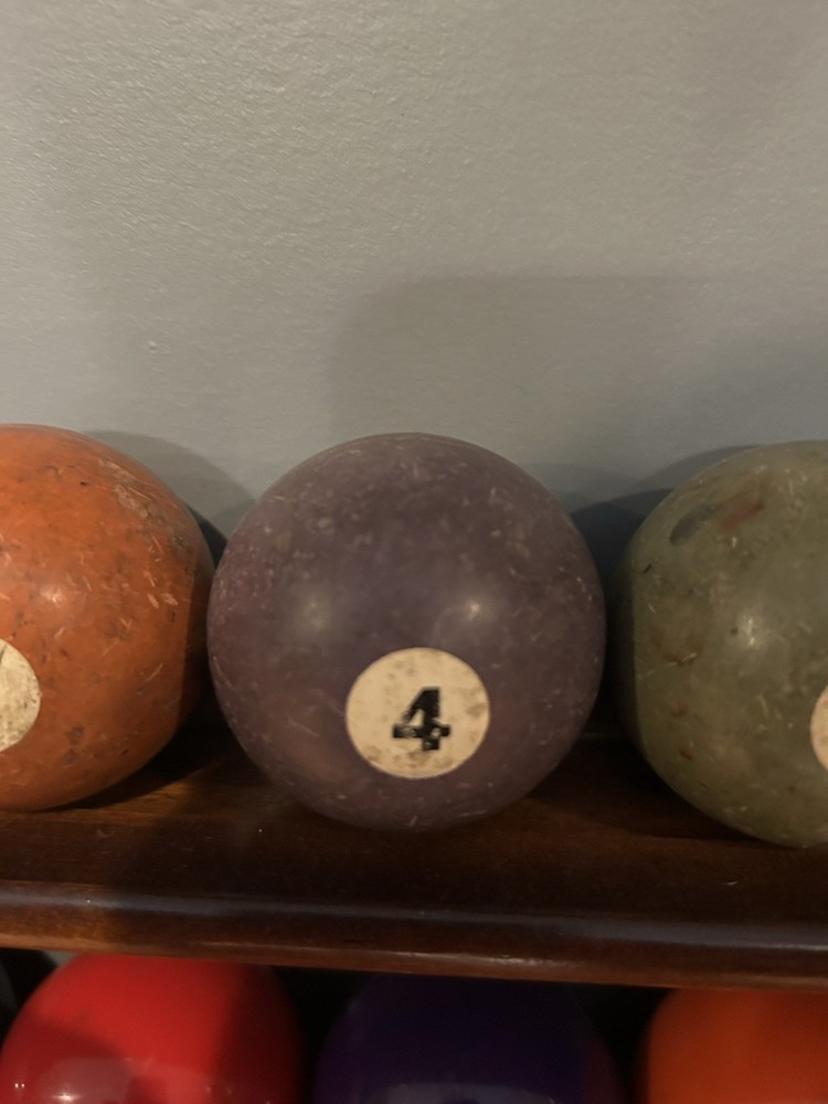 vintage pool balls