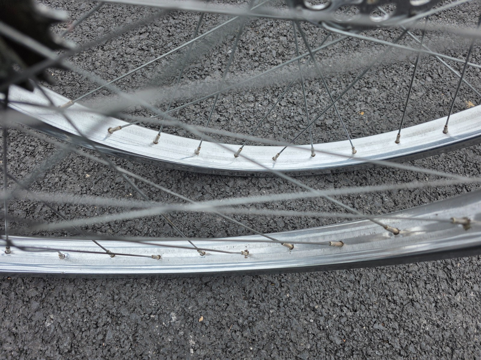 26" SCHWINN S-2 CHROME WHEEL SET W/ FRONT DRUM BRAKE PHANTOM B6 ETC.