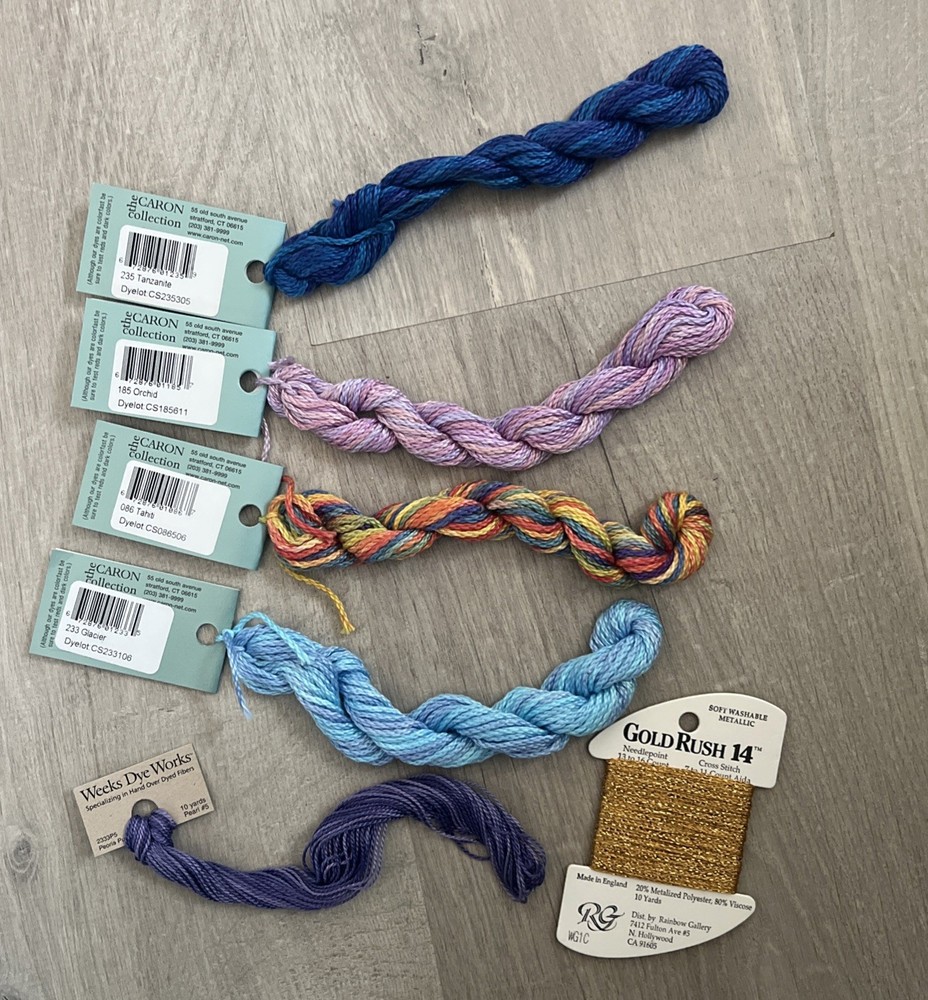 From Nancy’s Needle Quilt Series Two Cabanas Needlepoint Pattern And Some Thread