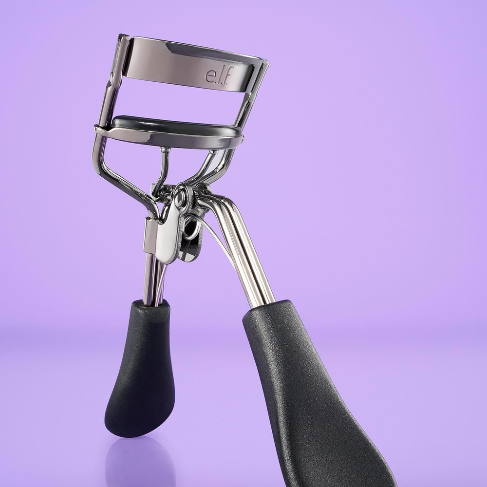 Pro Eyelash Curler for Voluminous Lashes - Includes Extra Rubber Pad, Silver