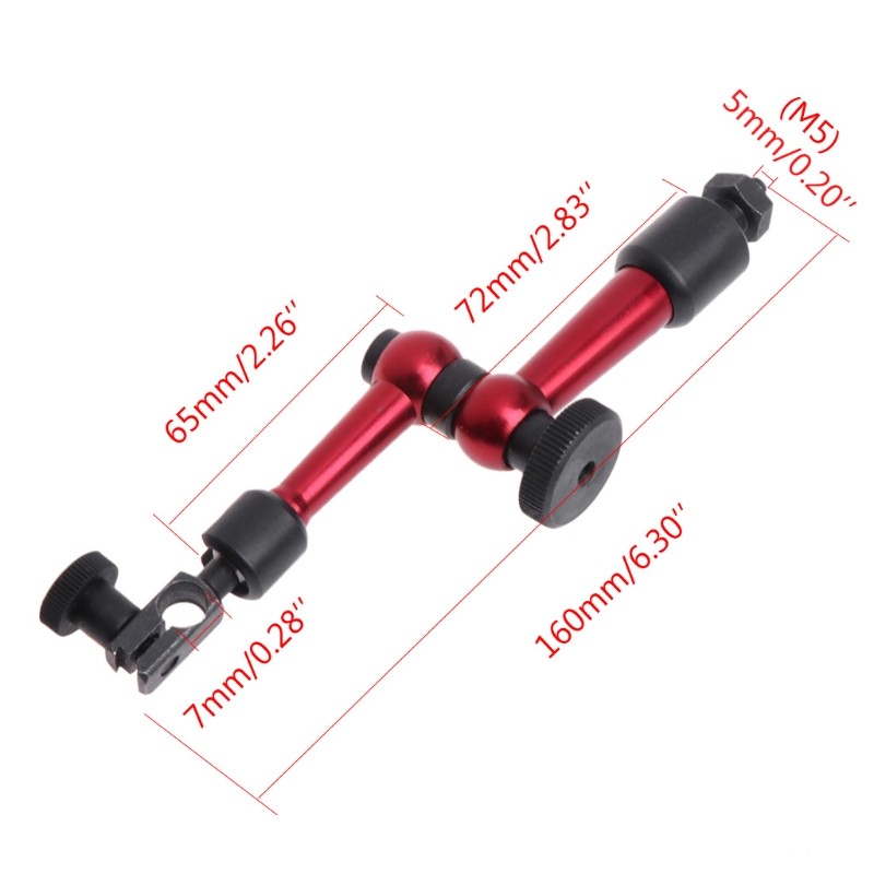 Base Adjustable Metal Test Indicator Holder Digital Level Tool Stand
