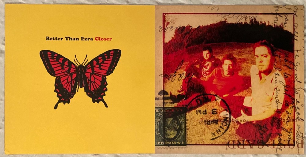 Better Than Ezra 2001 Two-Sided Promo Poster Closer O