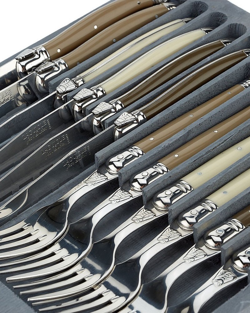 Jean Dubost Laguiole 12Pc Flatware Set