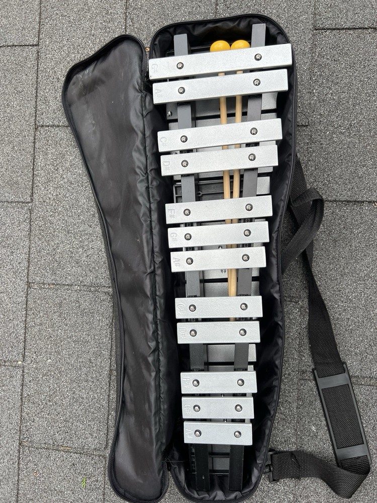 30 Note Glockenspiel and Carrying Case with Strap