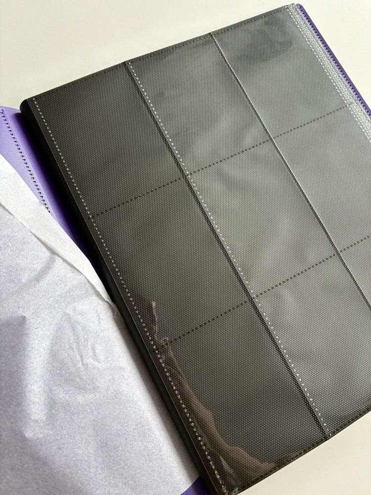 9 Pocket - Strap Binder - 360 Side Loading - Purple Gengar Evolutions