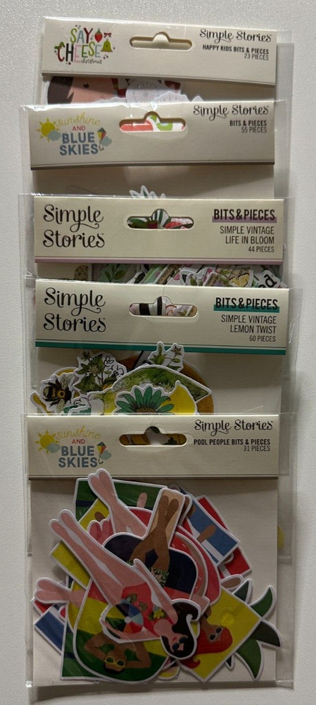 Simple Stories Bits & Pieces-Multiple Variations Available-You Choose