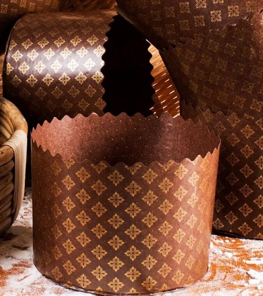 15 oz Kulich Mold Easter Bread Forms |12 pack| Bread Paper Paska Large Brown ...