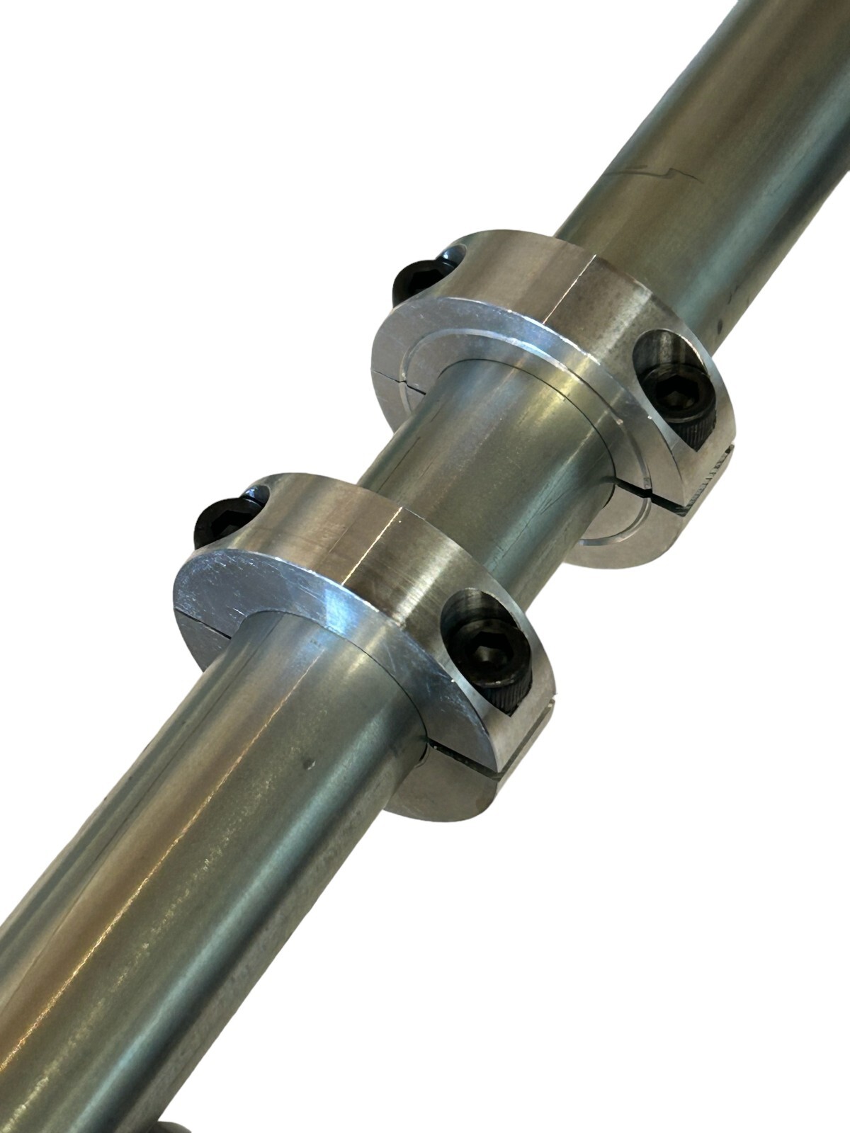 Shaft Lock Collar 1 Inch Bore,Split Aluminum (2 Pack)