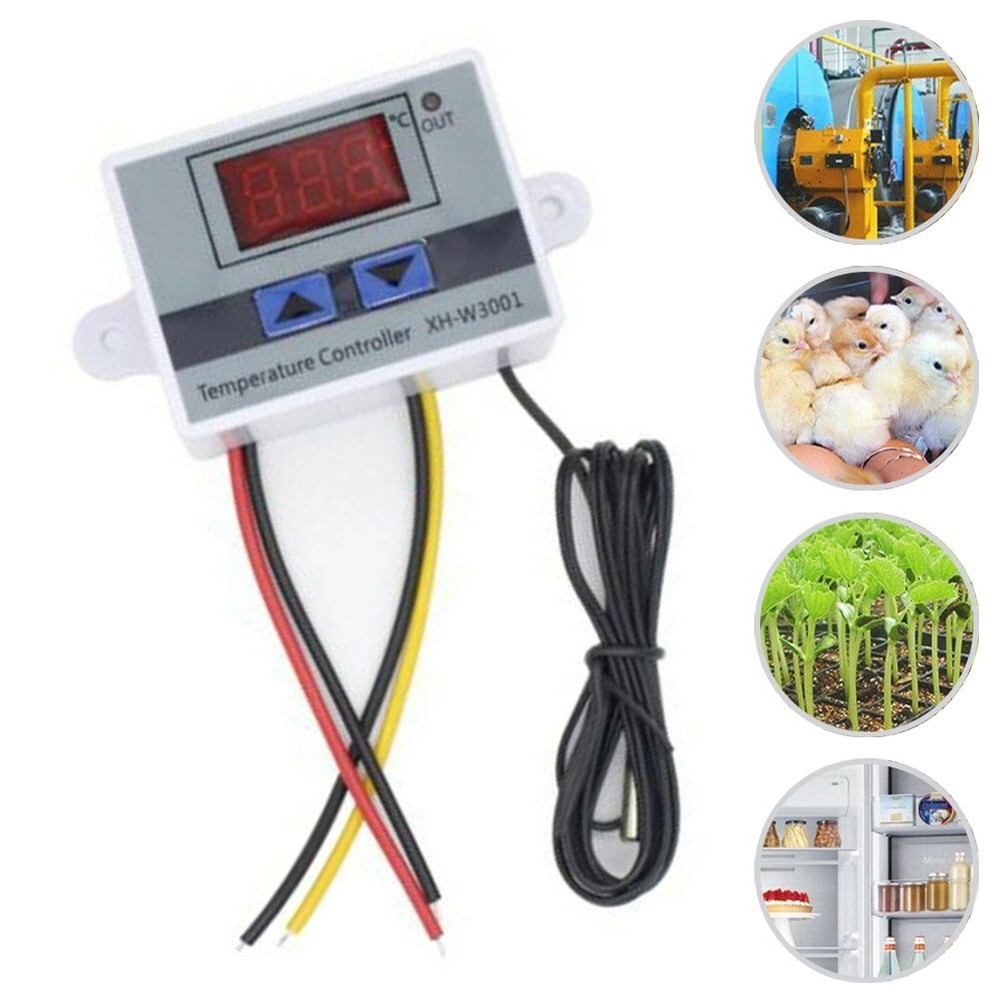 Digital 110V Incubator Temperature Controller-Thermostat Switch Probe Tester New