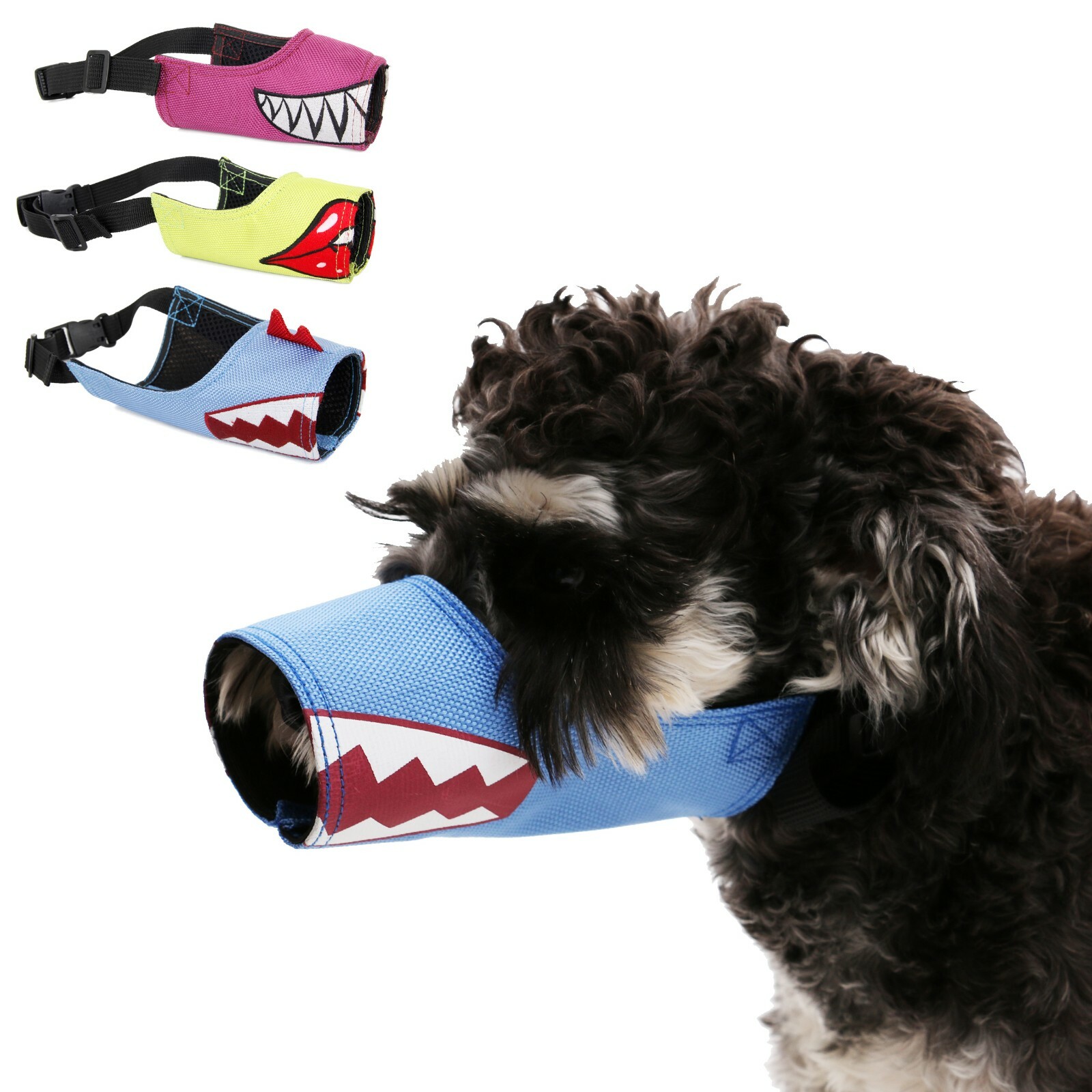Pet Life Fumigation Adjustable Designer Dog Muzzle (MZ1)