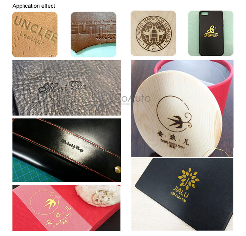 10*13CM Digital Hot Foil Stamping Machine Leather Press Logo Printing Bronzing