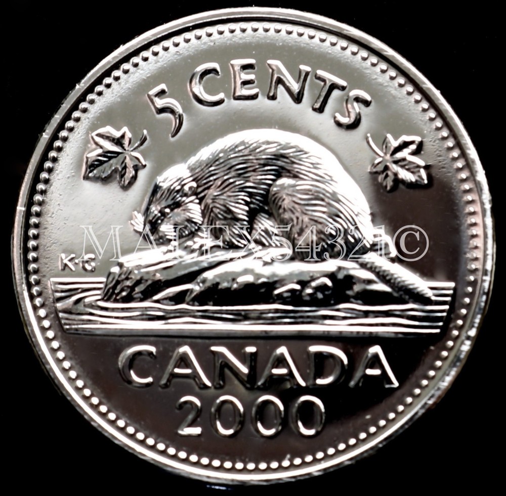 🇨🇦​ RARE 2000W CANADA 5 CENTS UNCIRCULATED FROM MINT SET