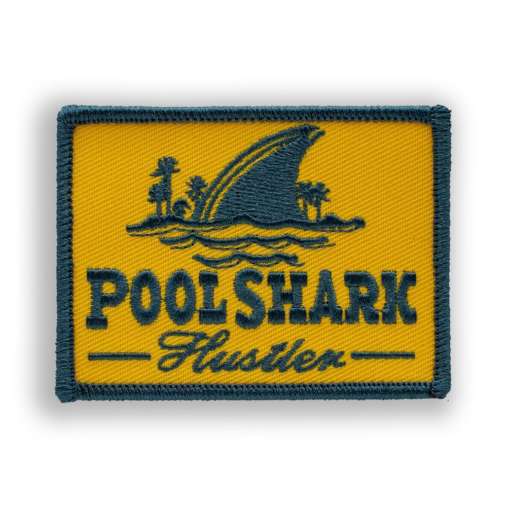Pool Shark -Spoof Billiards Patch - 3" Embroidered Pool Patch