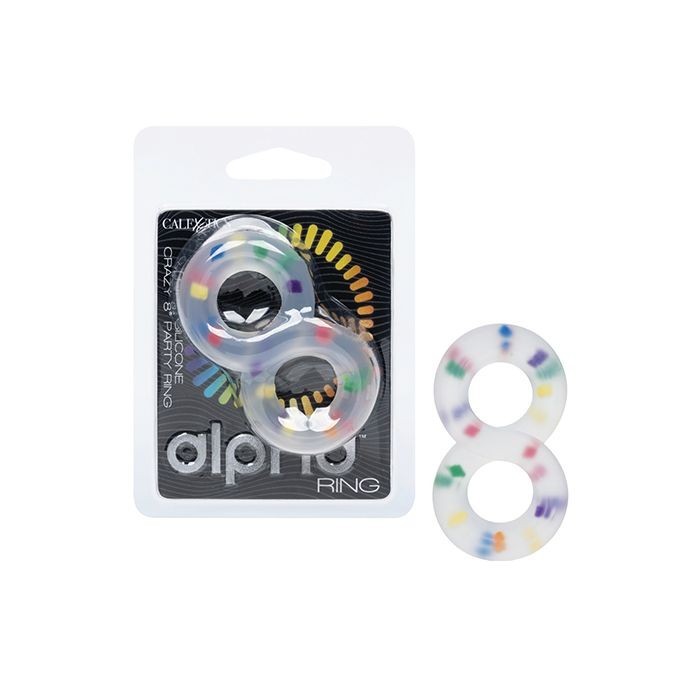 CalExotics Alpha Liquid Silicone Crazy 8 Party Ring