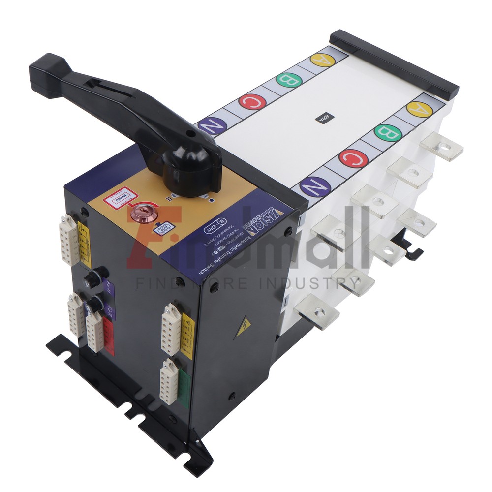 ATS 400A 4P 110/220V Grid to AC Generator Industrial Automatic Transfer Switch