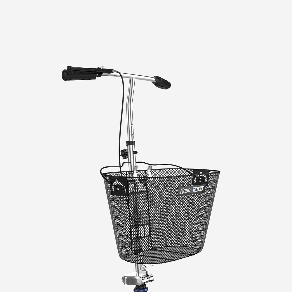 Knee Walker Wire Basket Accessory with handle - includes attachment bracket