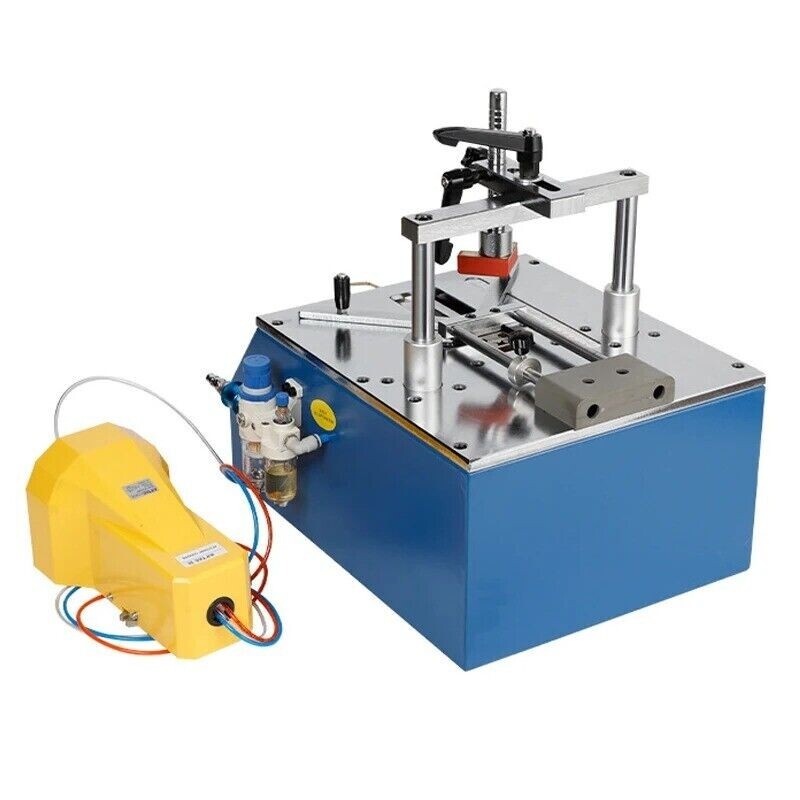 Bench-Top Type Picture Frame Underpinner Desktop Pneumatic Nail Angle Machine-