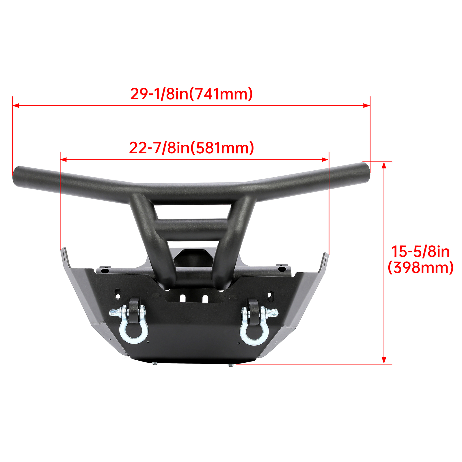 Steel Winch Ready Front Bumper For Can-Am Maverick X3 & X3 MAX Model 17-24