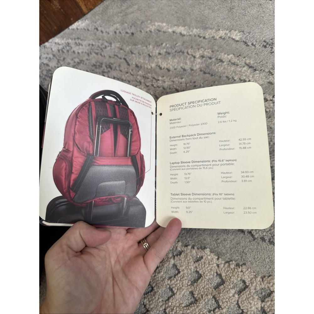 Heys Tech Pac 04 Computer Backpack Black F