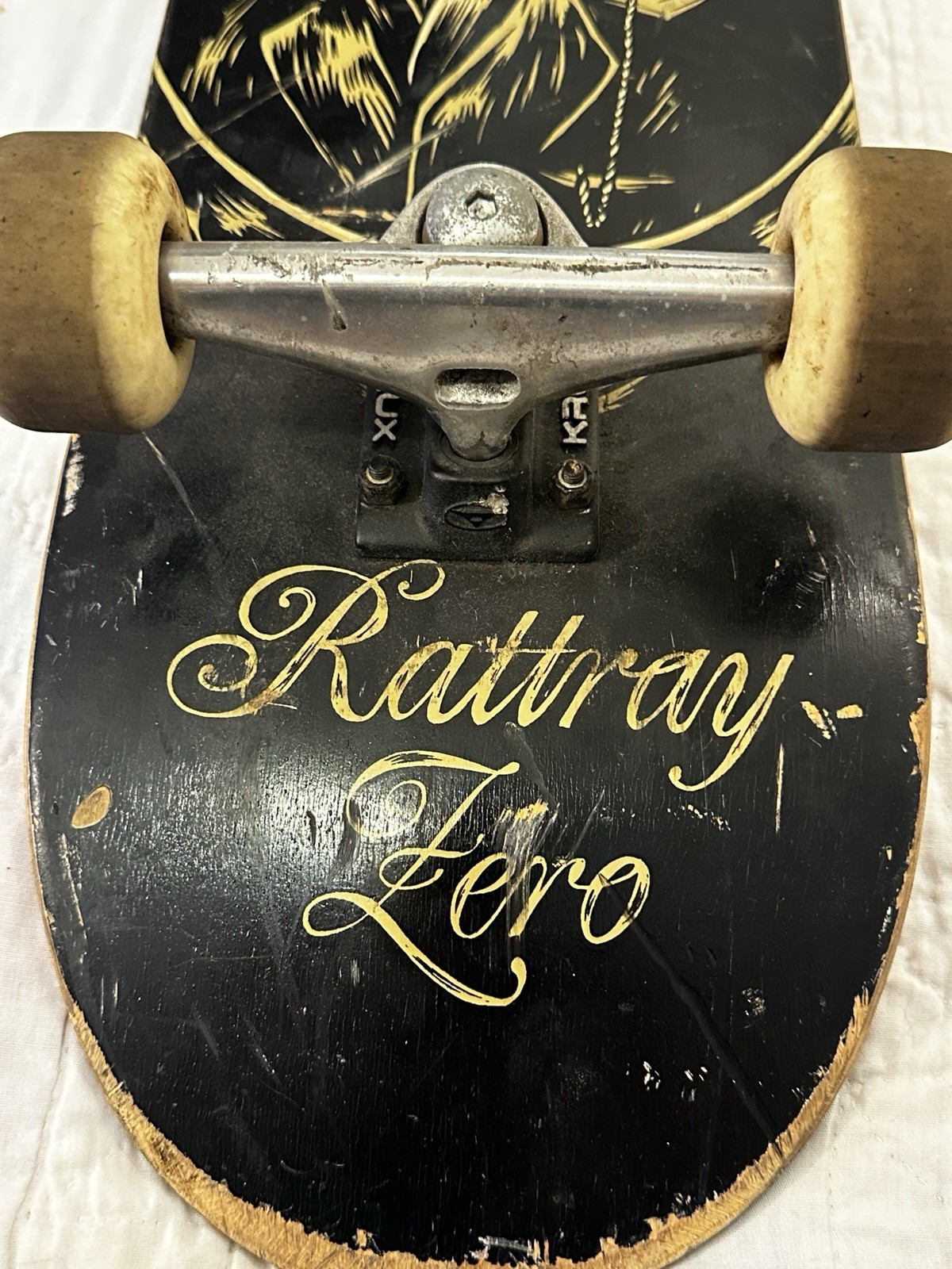 Rattray Zero Skateboard Longboard 30-1/2" X 7-1/2" Deck Complete 30.5” 5Lb Used