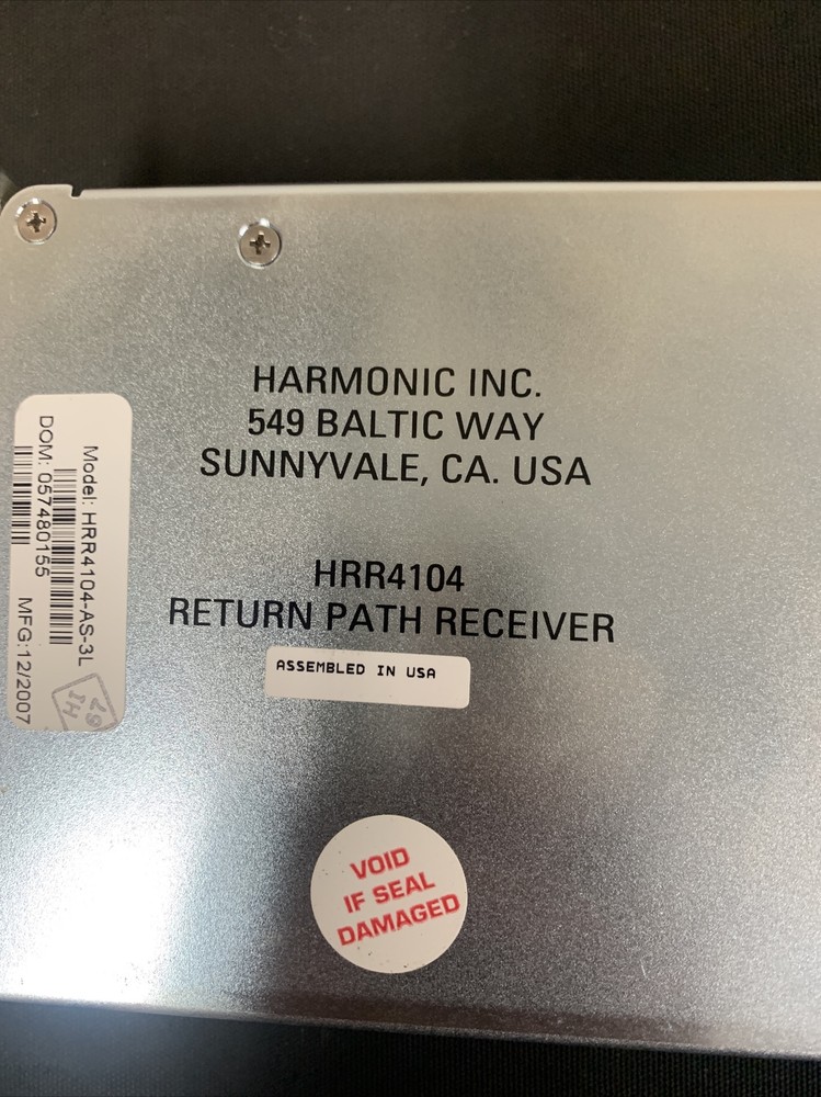 Harmonic HHR4104-AS-3L ANALOG RETURN PATH RECEIVER